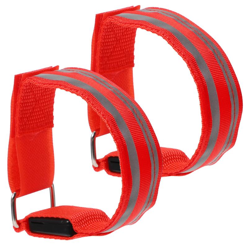 

2pcs Reflective LED Armbands LED Rechargeable Wristbands for Night Running