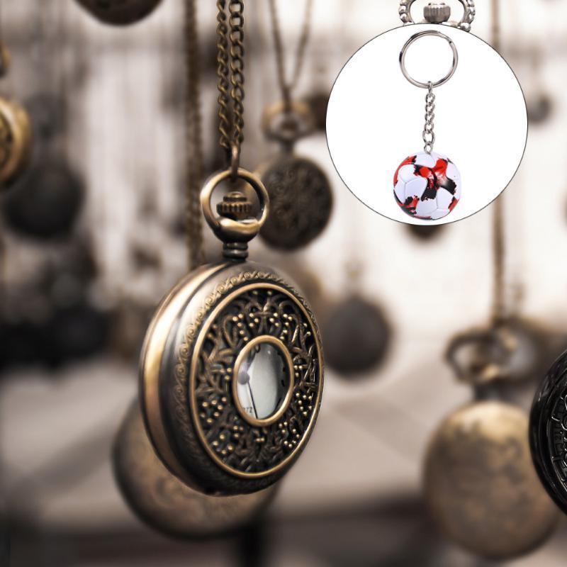 

1Pc Adorable Creative Pretty Football Key Chain Key Ring Bag Decoration Chain Pendant for Bag1