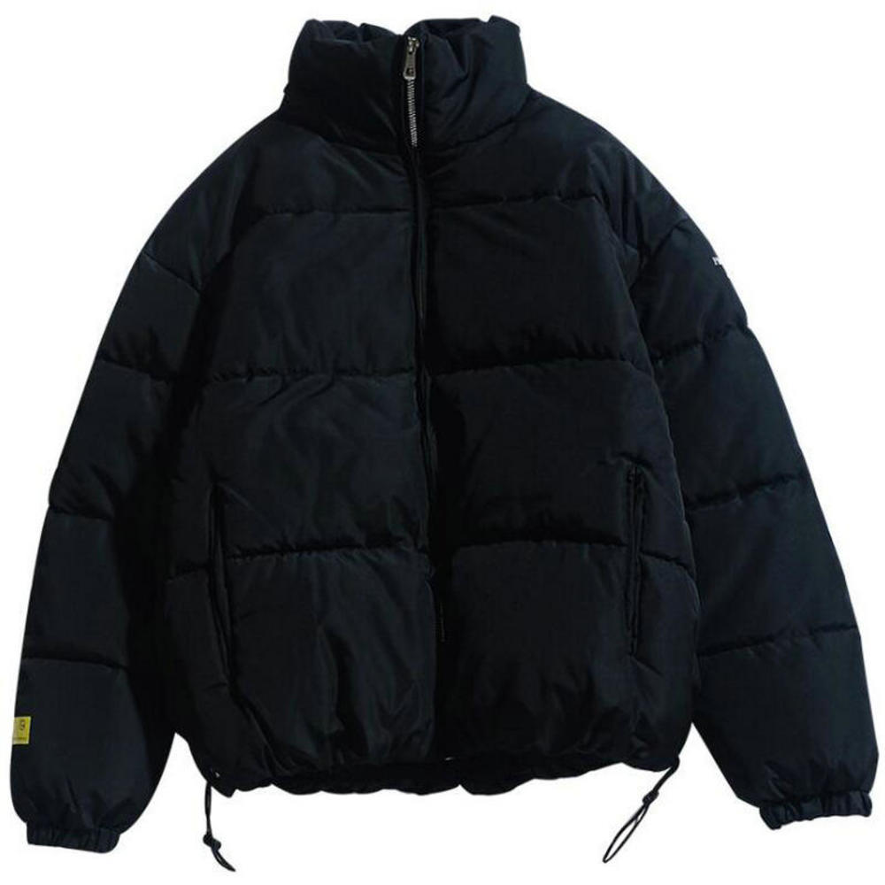 

Winter New Solid Color Parkas Quality Streetwear Men's Stand Collar Warm Thick Jacket Male Fashion Casual Parka Coat Men, Green