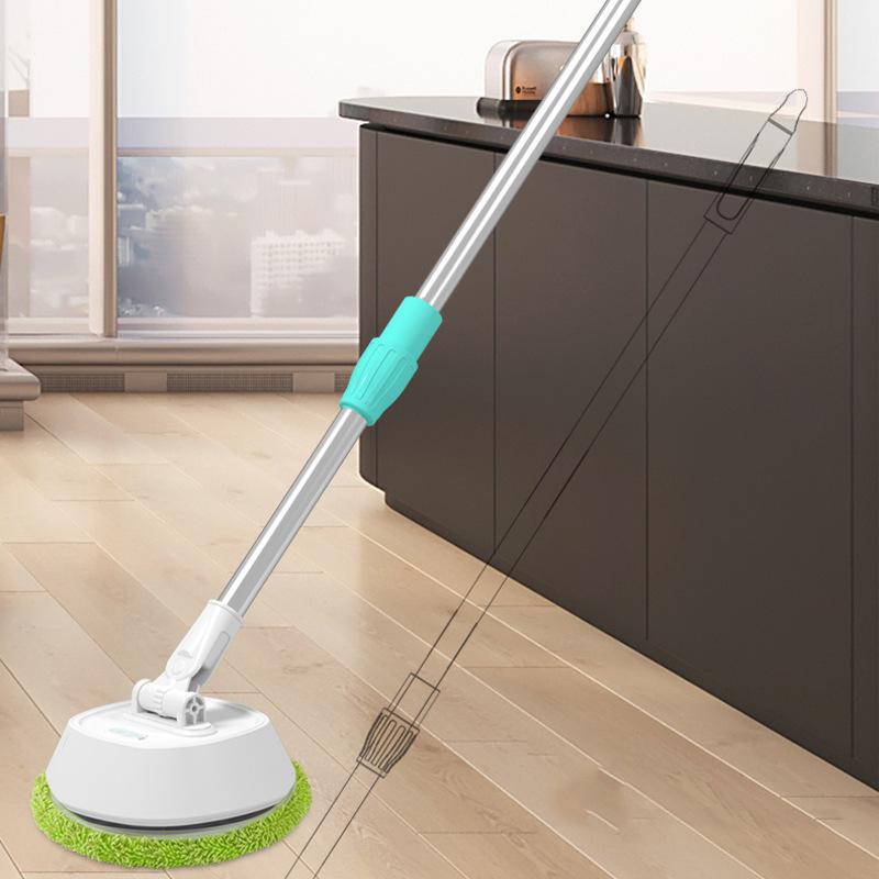

Cordless Electric Cleaner Ultra Thin Fiber Cloth Wipe Floor Window Automatic Dehydration USB Charging Mop Sweeper