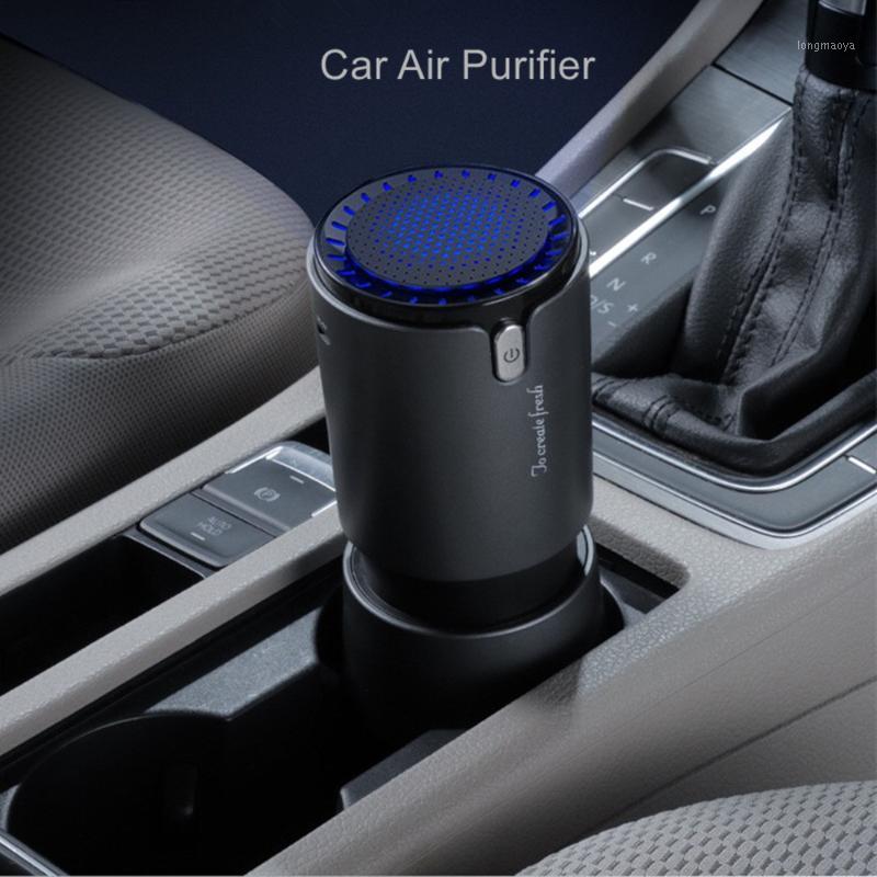 

Car Air Purifier with Negative Ion Hepa Filter Fresh Portable USB Design Cigarette Smoke Ionizer Air Purifier for Car1