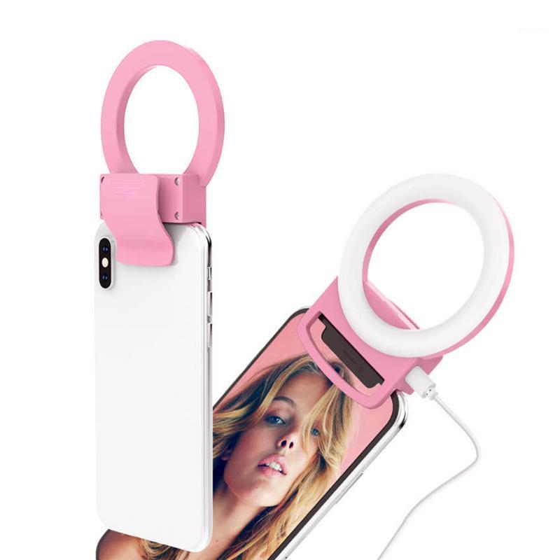 

Portable Selfie Ring Light with Rechargeable Battery and Dimmer Clip-on Mini LED Beauty Ring Light for Phone Laptop Computer1