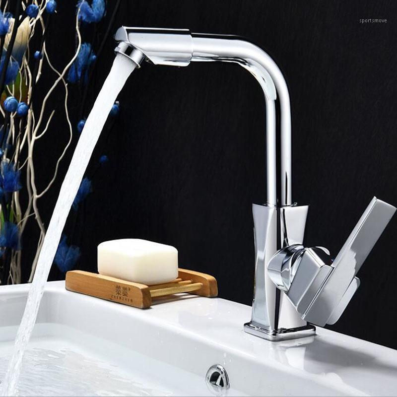 

Single Handle Bathroom Basin Faucets Cold/Hot Mixer Sink Tap 360 Degree Swivel Easy Wash For Kitchen Faucet Bathroom Accessories1