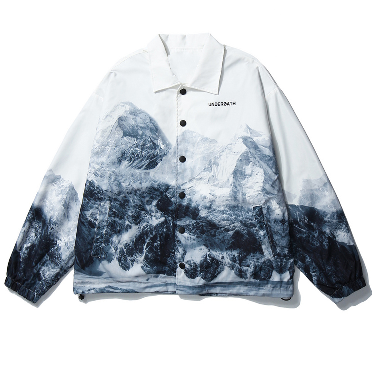 

2021 New Iceberg Color Block Jackets Men Hip Hop Streetwear Casual Coats Autumn Harajuku Jacket Cotton Japanese Windbreaker D52b, White