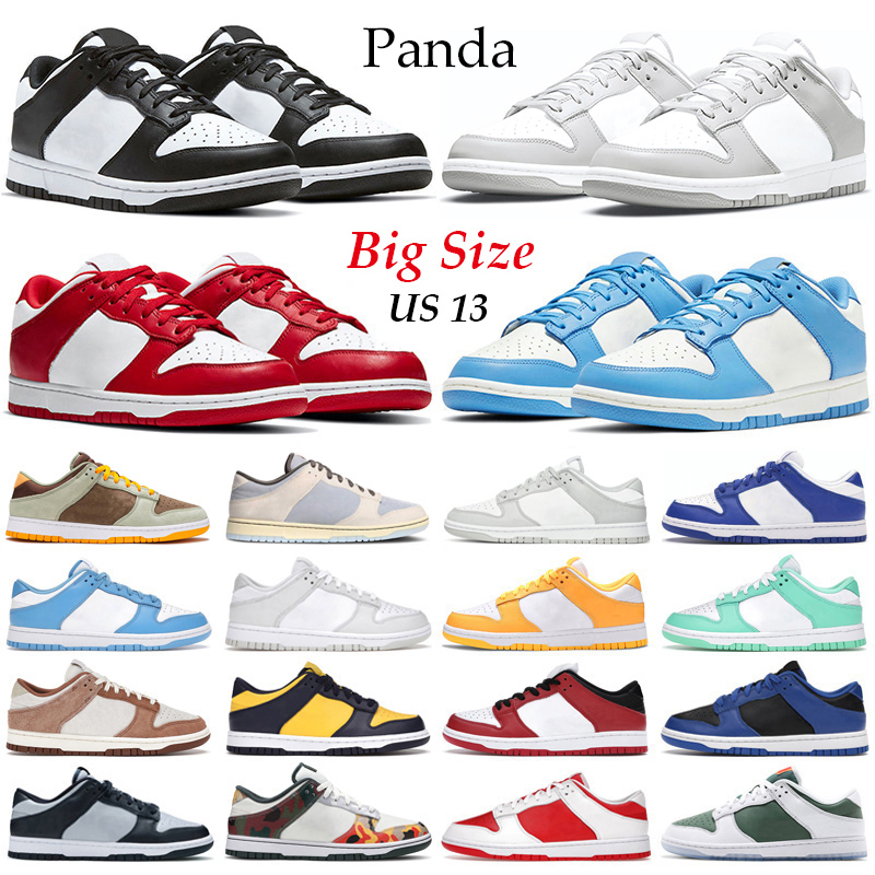 

36-47 men women casual shoes designer sneakers Panda Black White Syracuse UNC Grey Fog mens trainers jogging walking Big Size US 13, #38