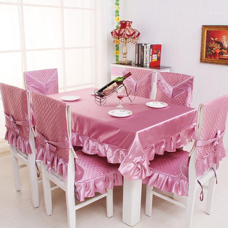 

Table Cloth Emulation Silk Costly Cloth, Chair Cushion, Cover, Cushion Sets