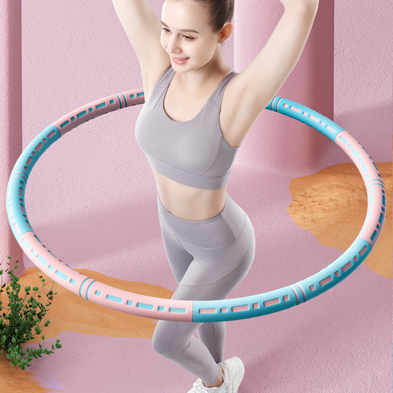 Rose mengqiqi Cerceau Enfant Hula Hoop Rose,Hula Hoop Adulte Fitness Homme,Cerceau de Bras br/ûler Les Graisses,am/éliorer l/équilibre Mise /à Niveau de 2 Mini cerceaux Hula avec Sac de Rangement