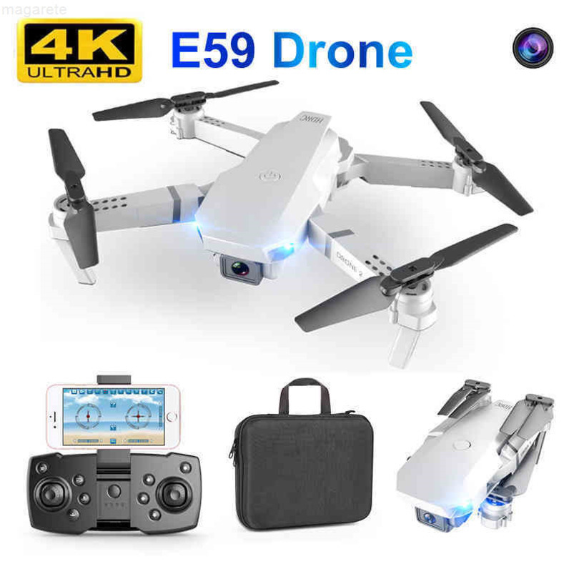 

UAV with professional HD 4K e59 camera, aerial photography, WiFi, real-time transmission, reinforced concrete helicopter, 360 degree cover, 720p 1b bag