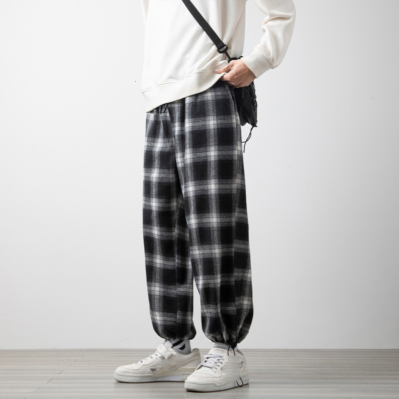 

2021 New -spring Chess Fashionable Jogging Corridors Pants Strap for Men's Sweatpants 3BQL, K2853 1