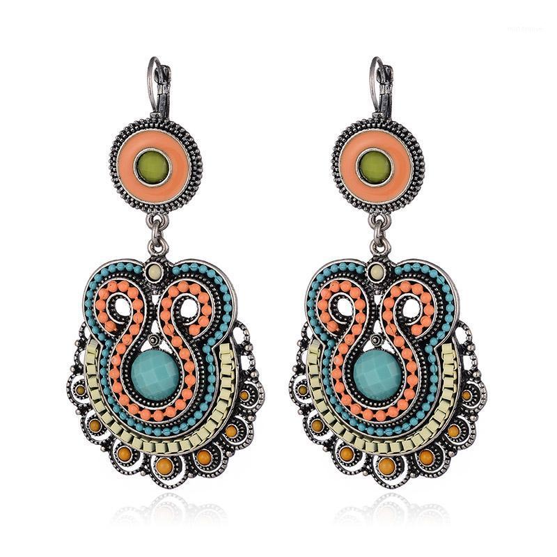 

Bohemia Earrings Female Fashion Jewelry Women Accessories Vintage Ethnic Dropn Earrings for women Brincos 20201