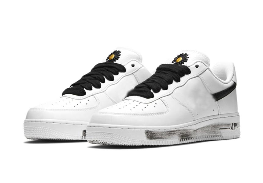 

2020 Air Authentic G-Dragon Peaceminusone Para-Noise 2.0 x Low 1 White Black Forces Men Women Outdoor Shoes Sneakers With Original Box