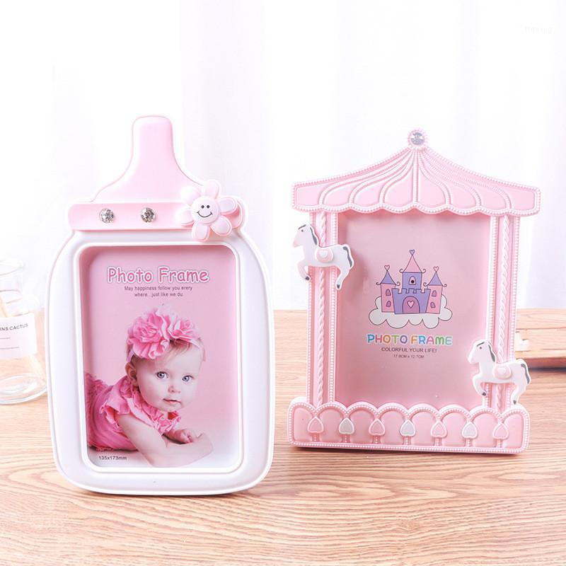 

Photo Frame Wall-Mounted Ornament Cartoon Feeder Whirligig Shape Baby Memory High-Definition Display1
