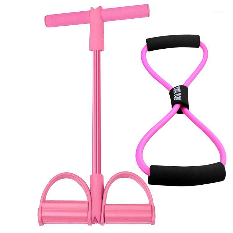 

1 Set Elastic Yoga Rally Pedal Puller 8-Shape Resistance Band Exercise Fitness Equipment Abdominal Workout Tool Sit-Ups Trainer1