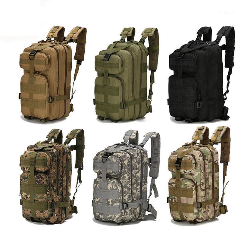 

1000D Nylon Tactical Backpack Waterproof Army Bag Outdoor Sports Rucksack Camping Hiking Fishing Hunting 30L Bag1, Khaki