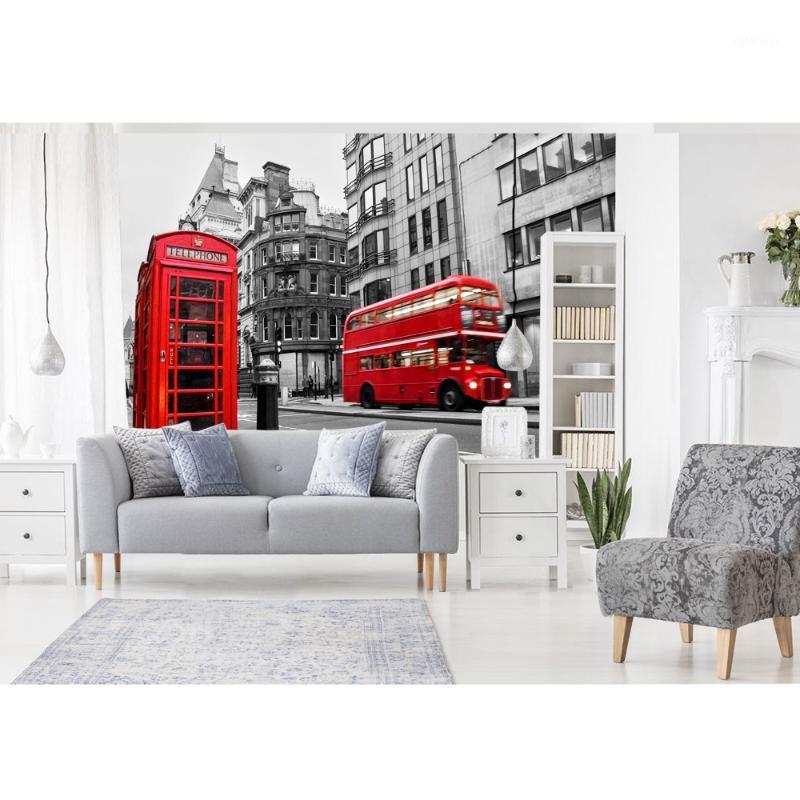 

Custom Photo Wallpaper Personalized Abstract Rinoceronte Animal Mural Wallpaper Cartoon Kids Bedroom Cafe Bar Backdrop Wall Art1, As pic