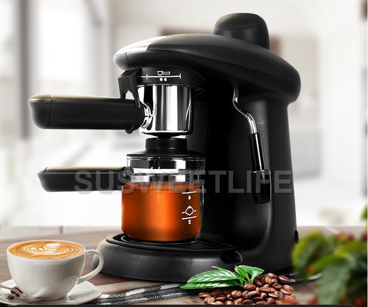 

Italian Coffee Machine Semi-automatic Home Visualization Full Temperature Control coffee maker1