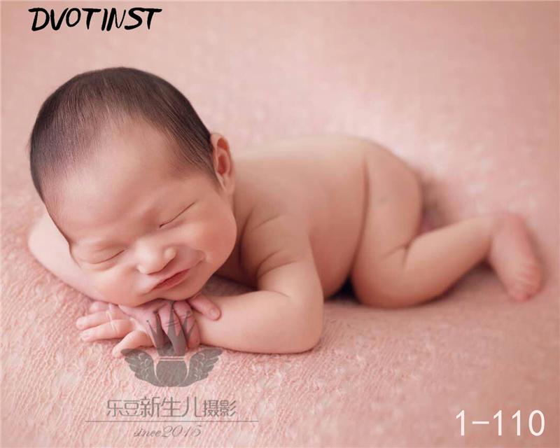 

Dvotinst Crochet Knitted Soft Cotton Baby Wraps Baby Photography Props Fotografia Background Blanket Infant Toddler Studio Props, 119