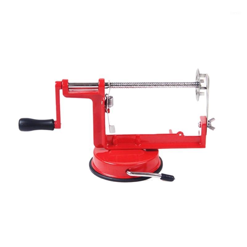 

Potato Twist Slicer Stainless Steel Kitchen Accessories Spiral Chip Slicer Manual Cutting Machine Red Metal1