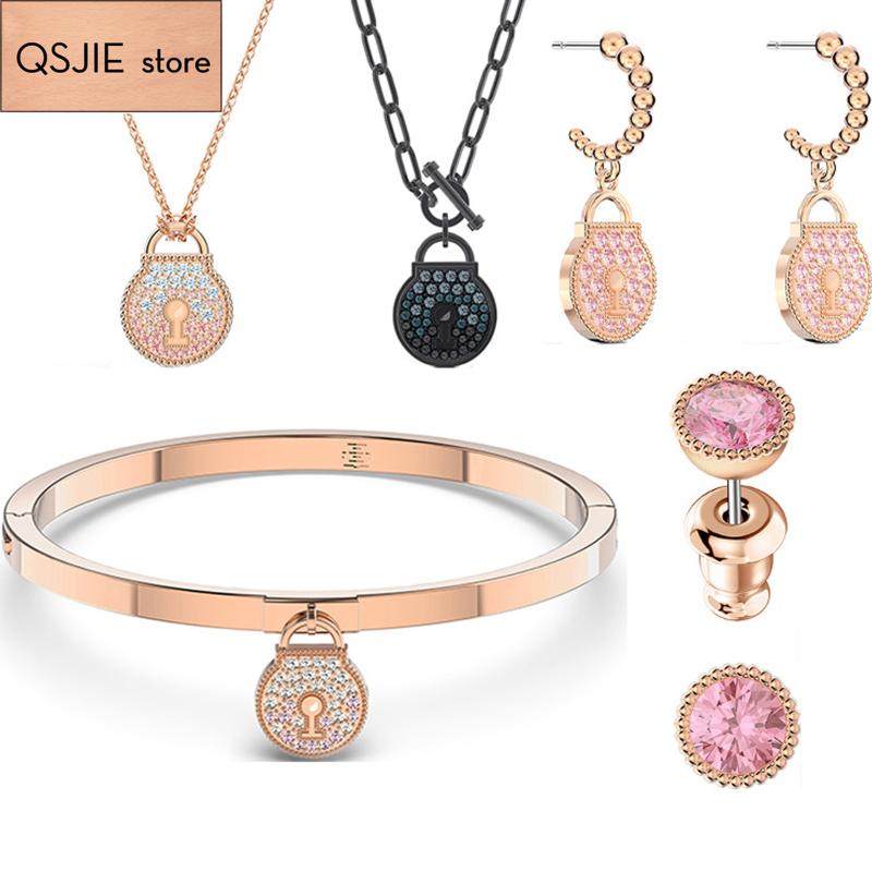 

QSJIE High quality SWA new style. Simple lock good mood every day. Series necklace Glamorous fashion jewelry