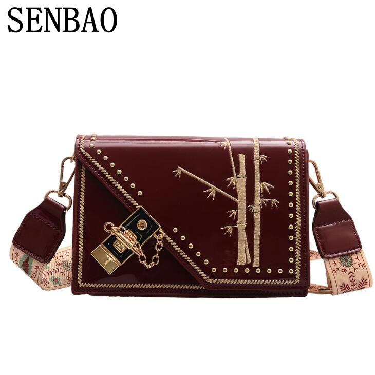 

Womens Shoulder Mini Bag Leather Satchels Kawaii Fashion Party Vintage Elegant Messenger Crossbody 2020 New Trend, Black