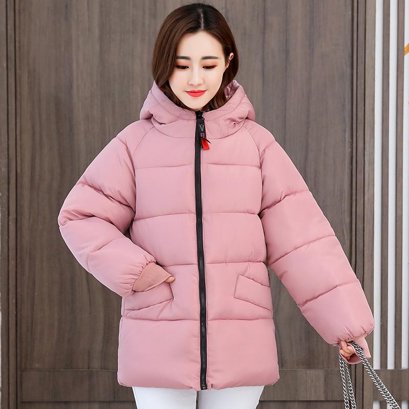 

2020 new Women casual parkas jackets windproof casual warm girls outwear coat jacket 5 colors plus size 8XL, Yellow