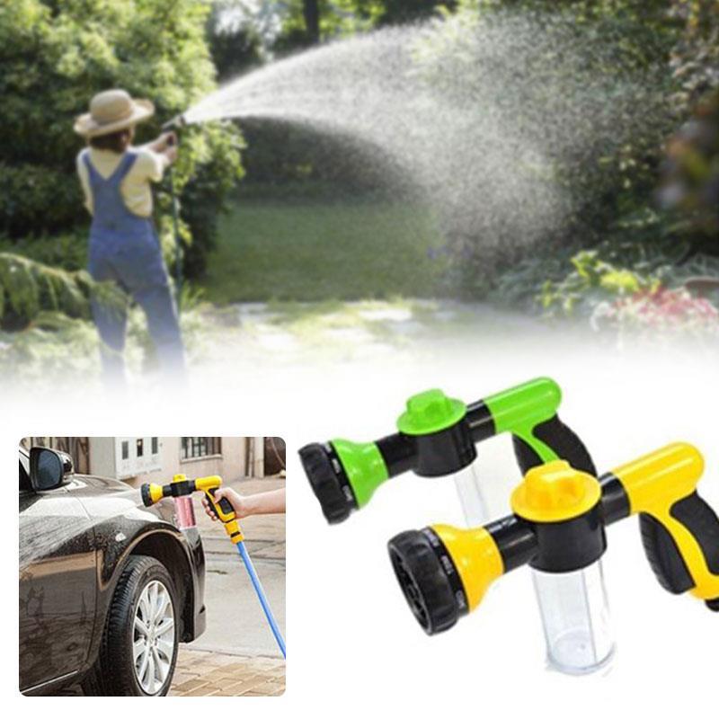 

Garden Foam Water Sprayer Tools Gun High Watering Pressure Irrigation Multifunctional Car Washer Plant Motorcycle Spraying, Yellow