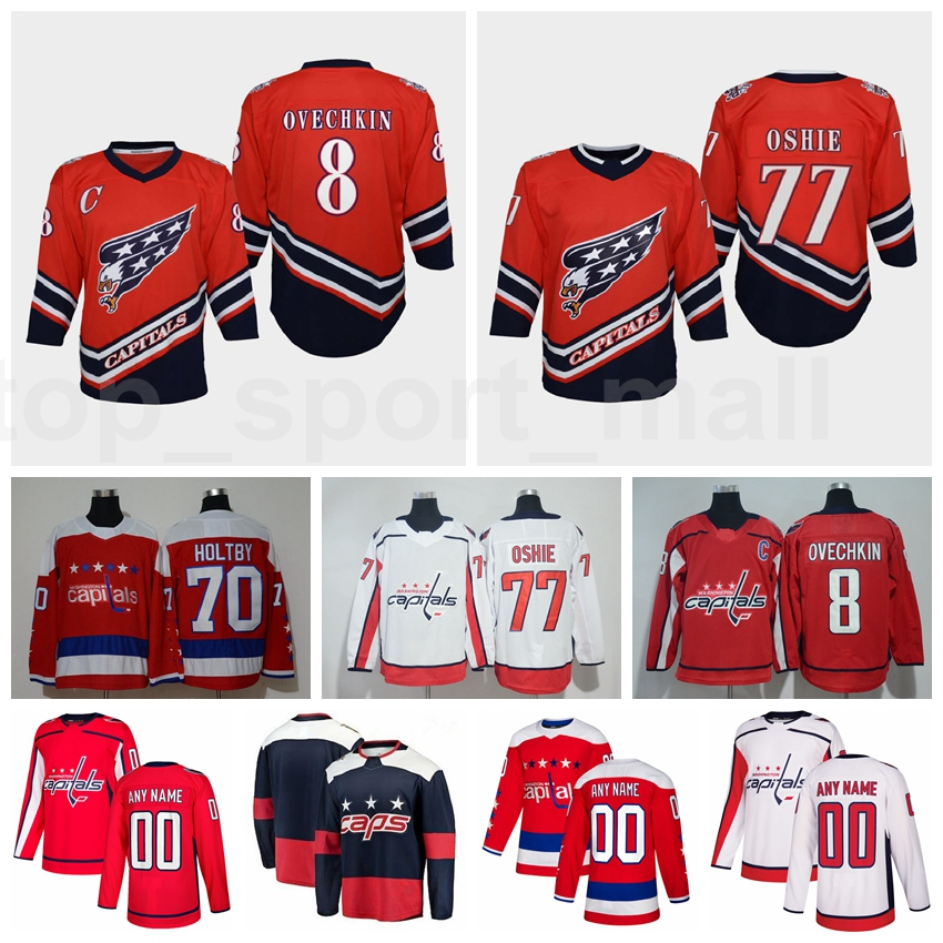 

Ice Hockey Washington Capitals Reverse Retro 74 John Carlson Jersey 8 Alex Ovechkin 92 Evgeny Kuznetsov 13 Jakub Vrana 92 Hendrix Lapierre, Black;red