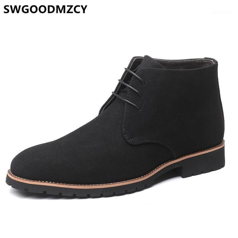 

mens boots casual ankle boots men fashion brown shoes plus size shoes mens dress Comfortable designer high quality1, Blue