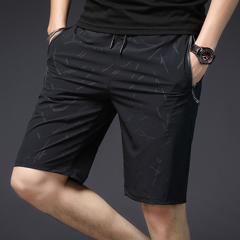 

Men Shorts Beach Running Bermuda Masculina Casual Breathable Compression Shrots Summer 2020 Big Size Casual Sportswear Shorts, Black
