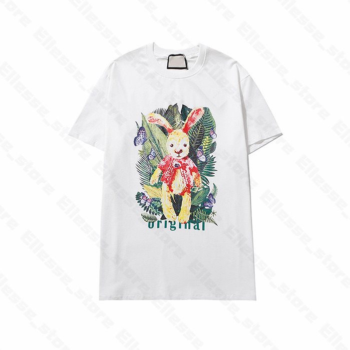 

2020 New Women Mens Designers T Shirts 20ss Lamb Tshirts Fashion Animal Letter Printing Short Sleeve Lady Tees Luxe Womens Casual Clothes, White