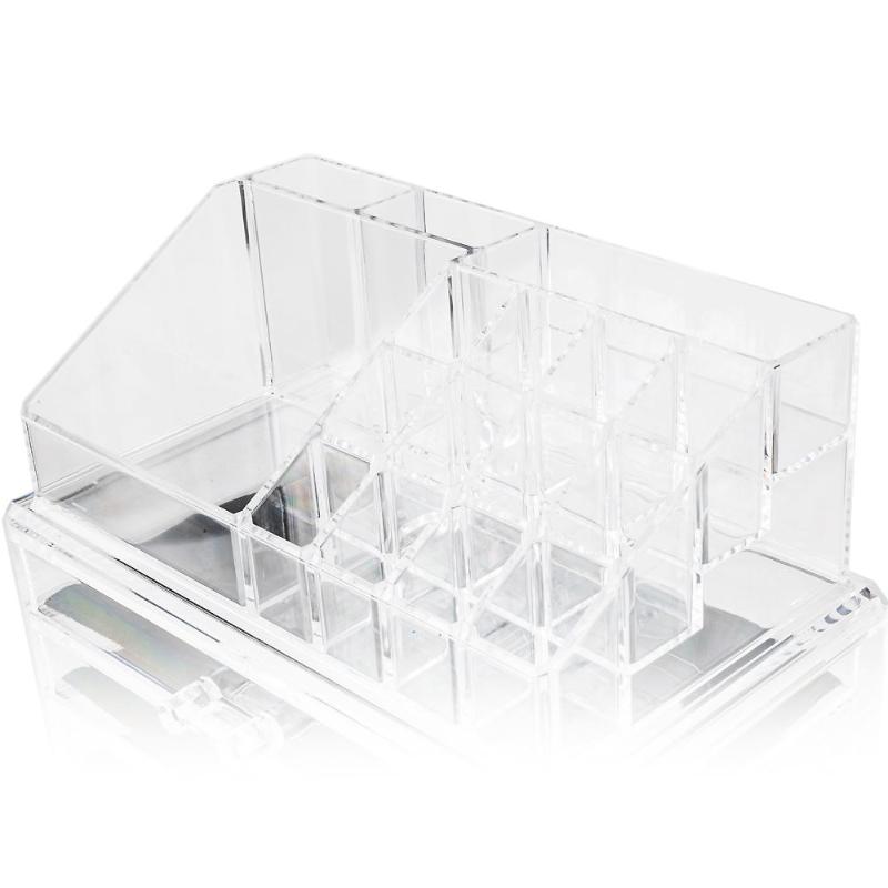 

Transparent Acrylic Cosmetics Storage Rack with 4 Drawers 190813103, Clear