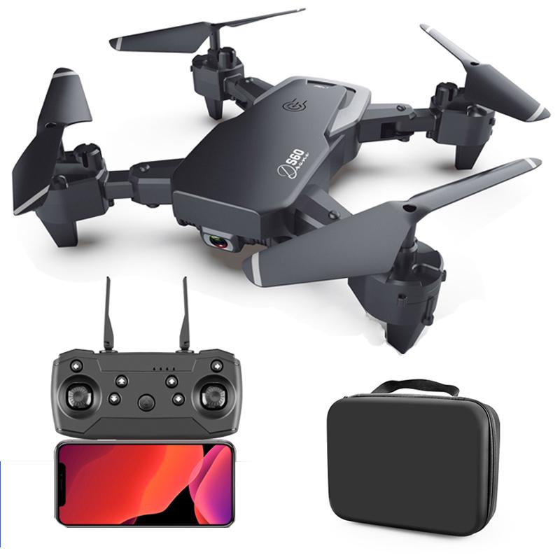 

RC Drone 4k HD Wide Angle Camera S60 RC Quadcopter 1080P WiFi FPV Dual Camera Drone Long Flight Time Smart Follow Helicopter