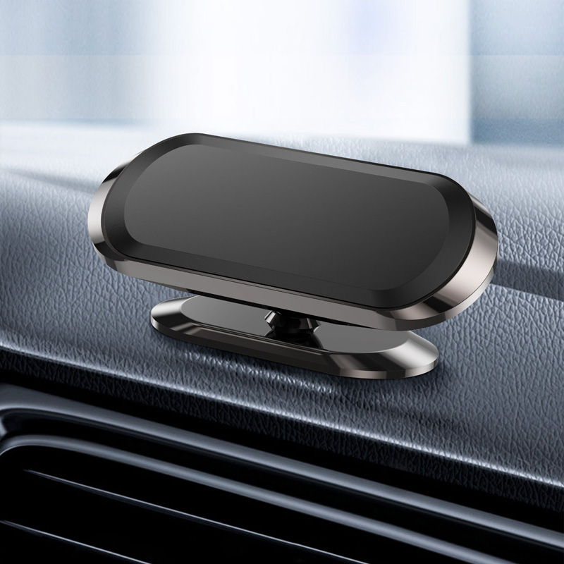 

Car phone holder Alloy 360 Degree Magnetic Car Phone Holder Stand GPS Metal Holder In Car Mobile Phone Wall Support For, Alloy black