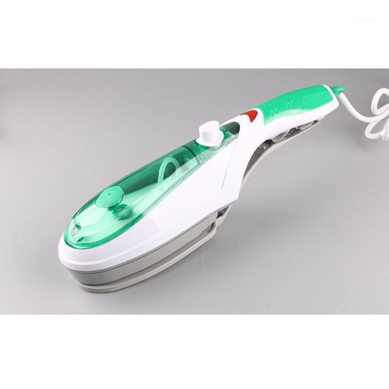 

Portable steam ironing brush HS110v flat plug green1