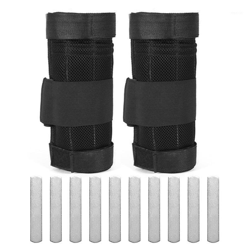 

2 Packs Adjustable Ankle Weight Exercise Leg Weighted Workout Weight Loading Wraps Strength Training 1kg/2kg/3kg Ankle1, Max 16kg (empty)