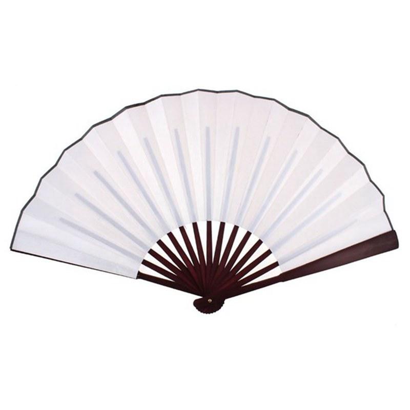 

Foldable hand fan with bamboo frame, traditional Chinese type
