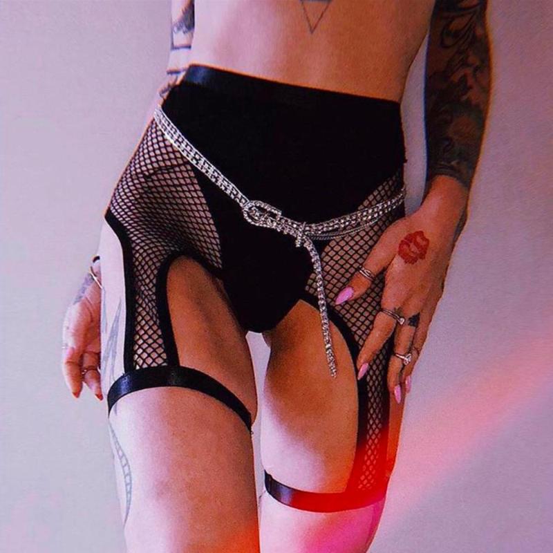 

Sexy Lingerie Women Underpants Femme Tangas Sexy Underwear One-Piece Garment Underpant G String Thongs Lace Enhance tenue S25, Black