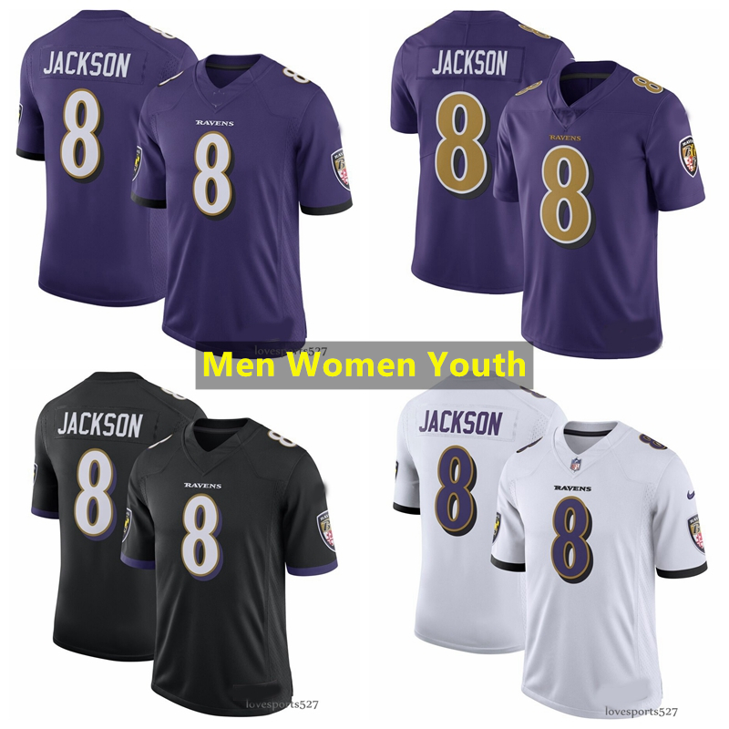 lamar jackson jersey black youth
