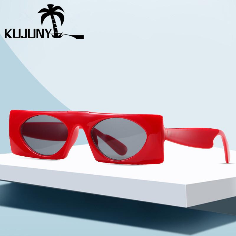 

Sunglasses KUJUNY Retro Small Frame Women Brand Design Sun Glasses Men Round Eyewears Vintage Shades Eyeglasses