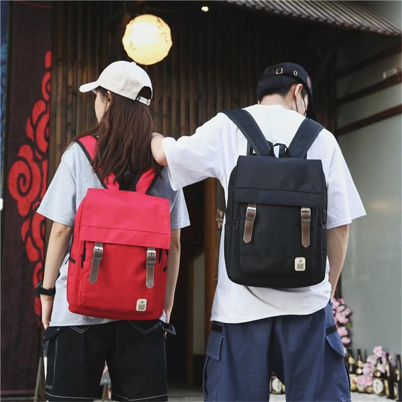 

New Waterproof Fabric Women Daily Backpack Casual Simple School Backpack Bag for College Girls & Boys Laptop Dayback Mochila, Black