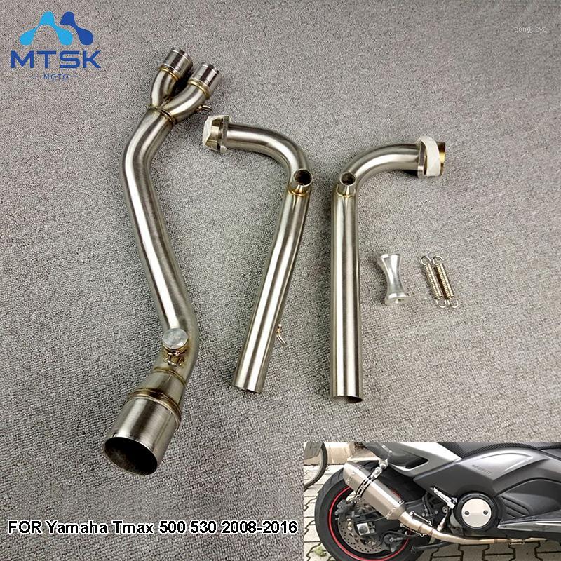 

FOR T-MAX Tmax 500 530 Exhaust Full system front pipe heade T-MAX 530 2008-2016 without exhaust muffler1