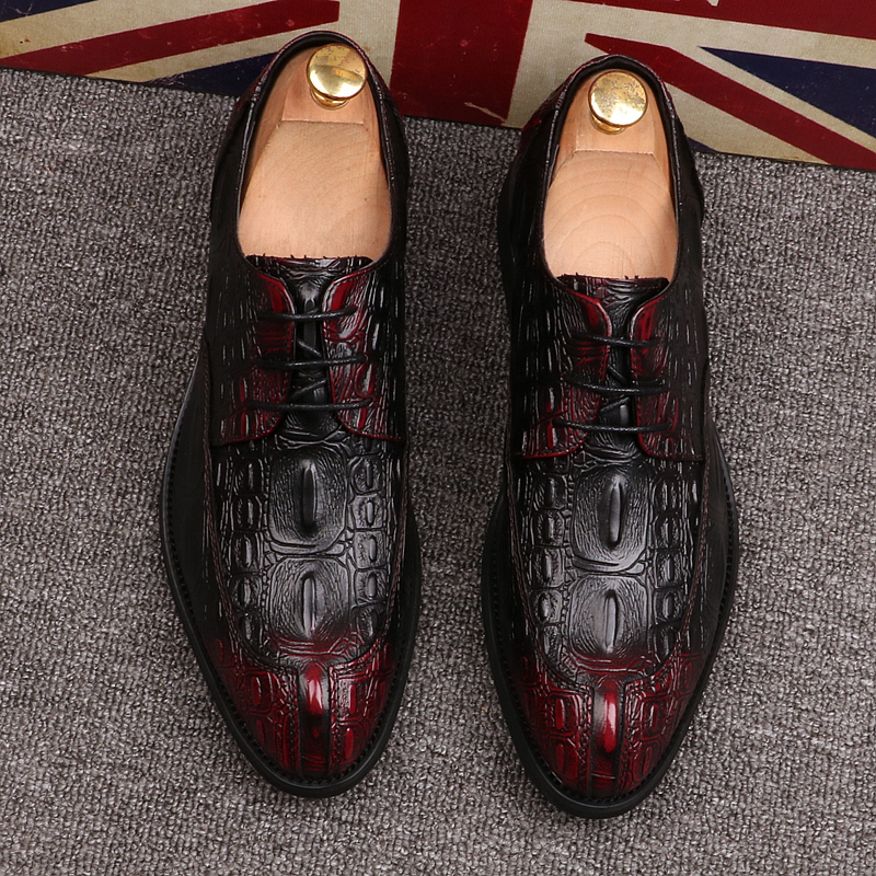 

Design Casual British Night-party Leather Cow Crocodile Standard Shoes Young Gentleman Sneakers Zapatos 01vk, Network