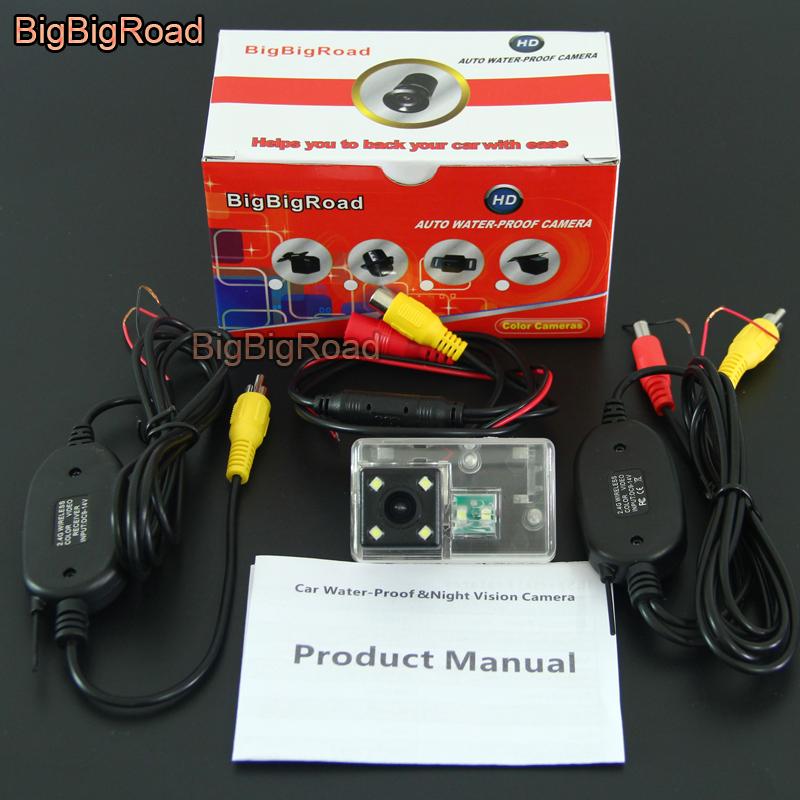 

BigBigRoad For 206 207 306 307 308 406 407 5008 Partner Tepee Wireless Camera Car Rear View Reverse Parking Camera