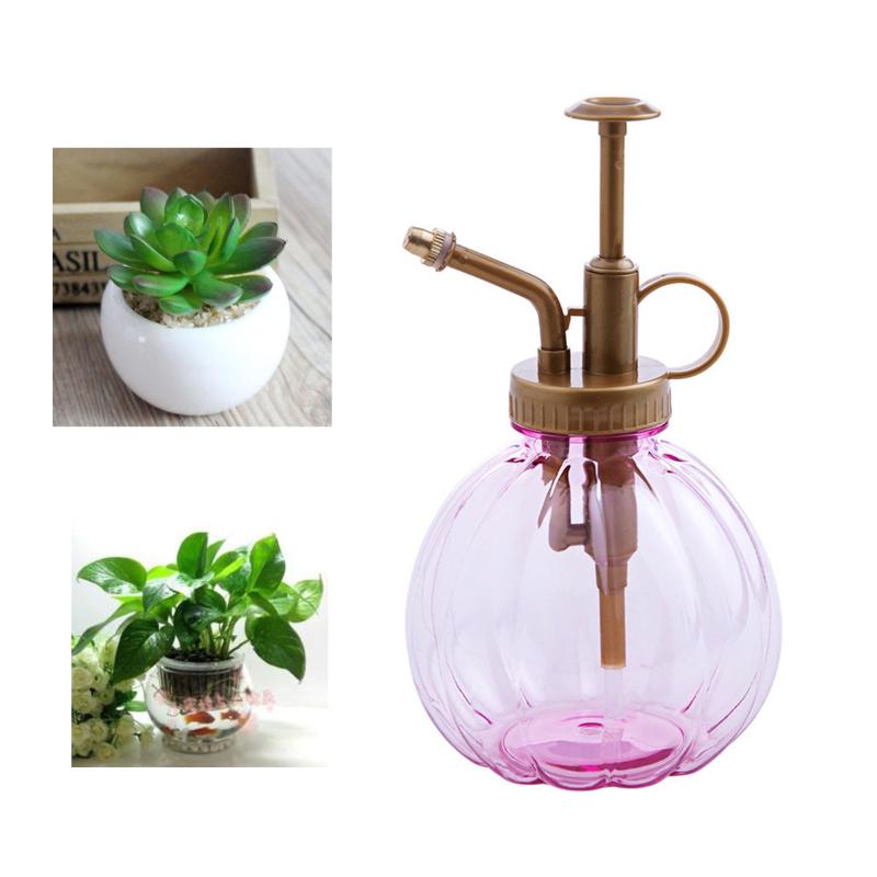 

Plastic Spray Bottle Succulent Plants Watering Watering Flower Antique Glass Bronze Style Bottle Household Garden Tools, Green