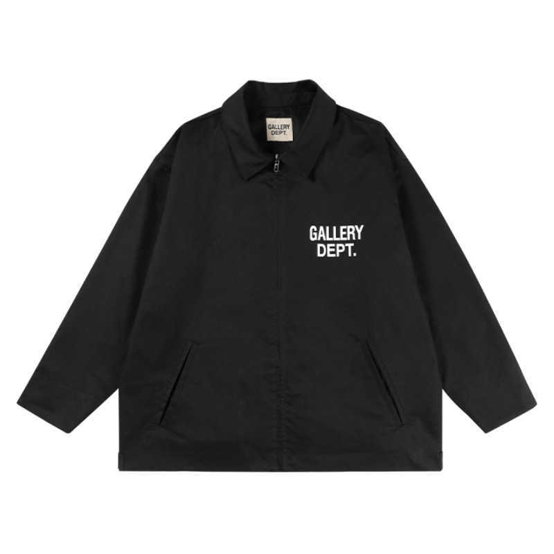 

High version street fashion Galer dept casual hip hop High Street New Top Jacket windbreaker coat, Black
