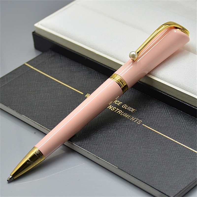 

Low Promotion - High quality Pens Limited edition Muses Marilyn Monroe Signature Roller Ballpoint pen Writing office school supplies with Pearl in Cap, As picture shows