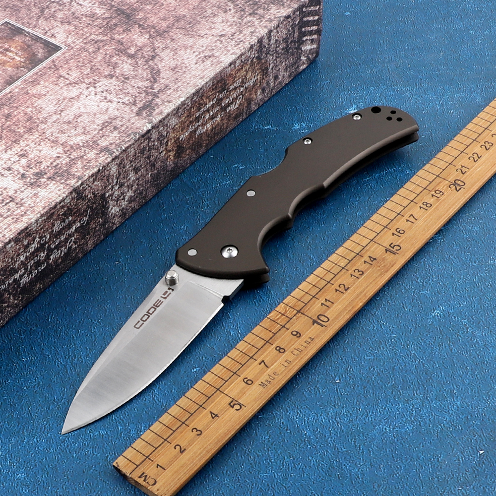 

New Cold Steel Code 4 Mark S35VN Blade Aluminum Handle Outdoor Tactical Camp Hunting Survival EDC Tool Pocket Kitchen Folding Knife