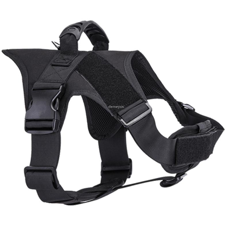 

Outdoor Hunting Dog Vest Clothing Adjustable Tactical Dog Training Vest Harness Medium Large Walking Hiking, Black