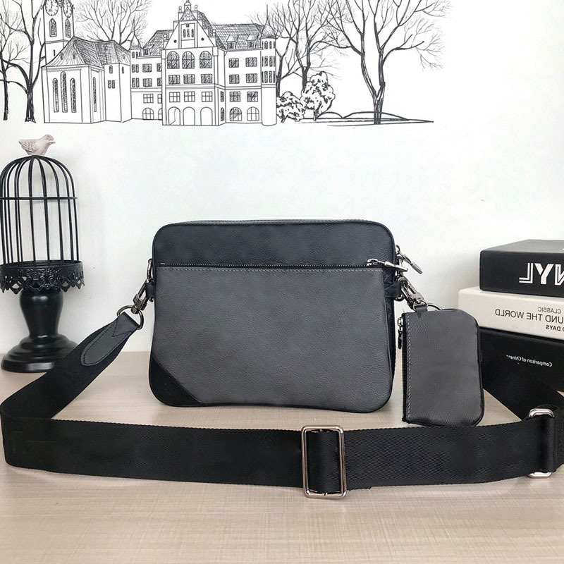 

High quality Trio Messenger men crossbody bag M69443 messenger bag men bags luxury designer shoulder bags Shoulder strap bag, Silver