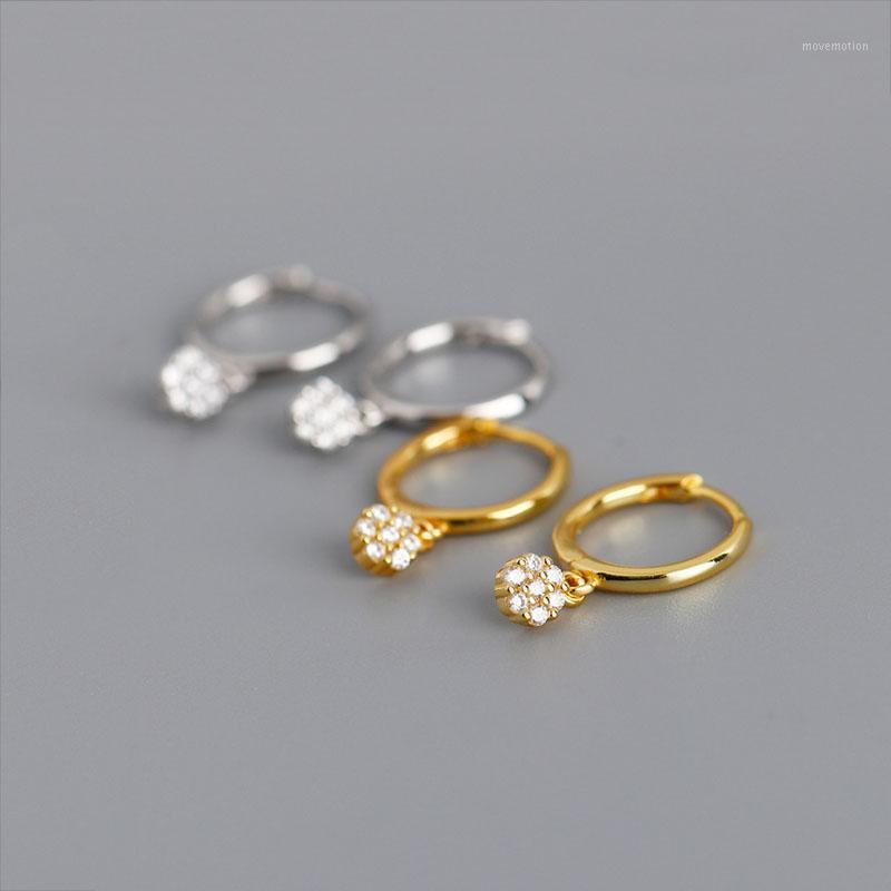 

Women 925 Silver Sterling Water Drop Jewelry Fashion Hoop Earrings New Zircon Fine Jewelry For Girlfriend'S Gold Gifts 2020 New1